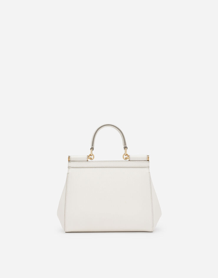 Dolce & Gabbana Sac à main Sicily moyen format Blanc BB6003B1001
