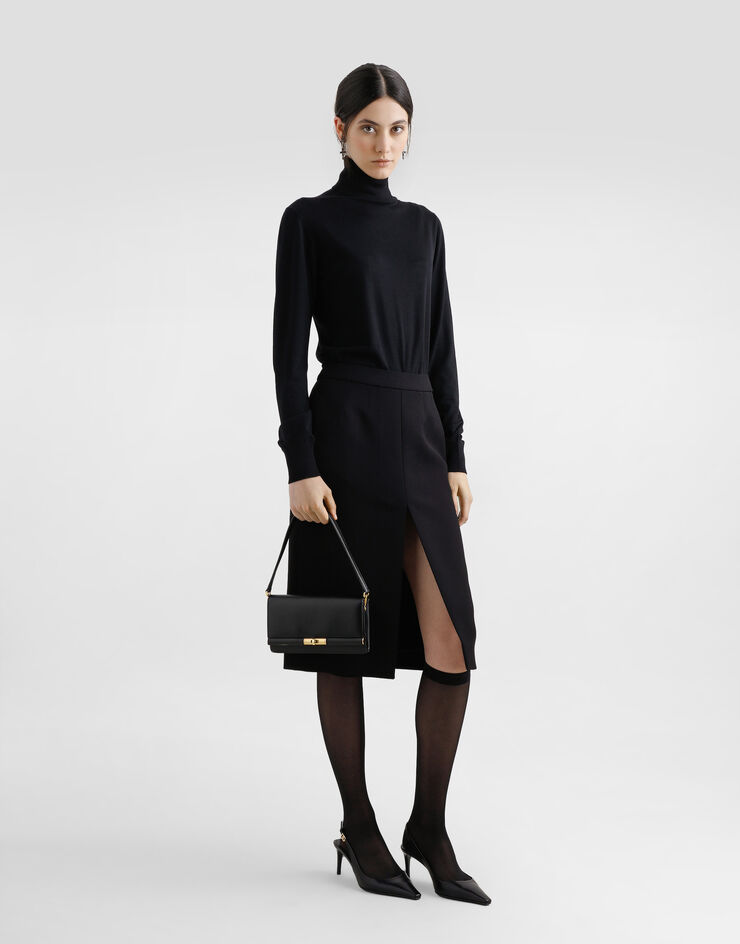 Dolce & Gabbana حقيبة محفظة مارلين أسود BB7756A3G19