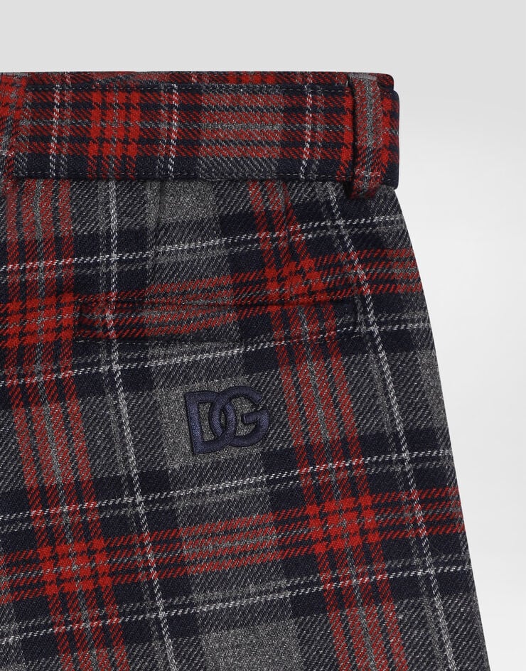 Dolce & Gabbana Wool blend tartan bermuda shorts Multicolor L53Q45FQMFZ