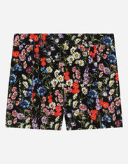 DolceGabbanaSpa Printed velvet shorts Multicolor L52F69LDB53