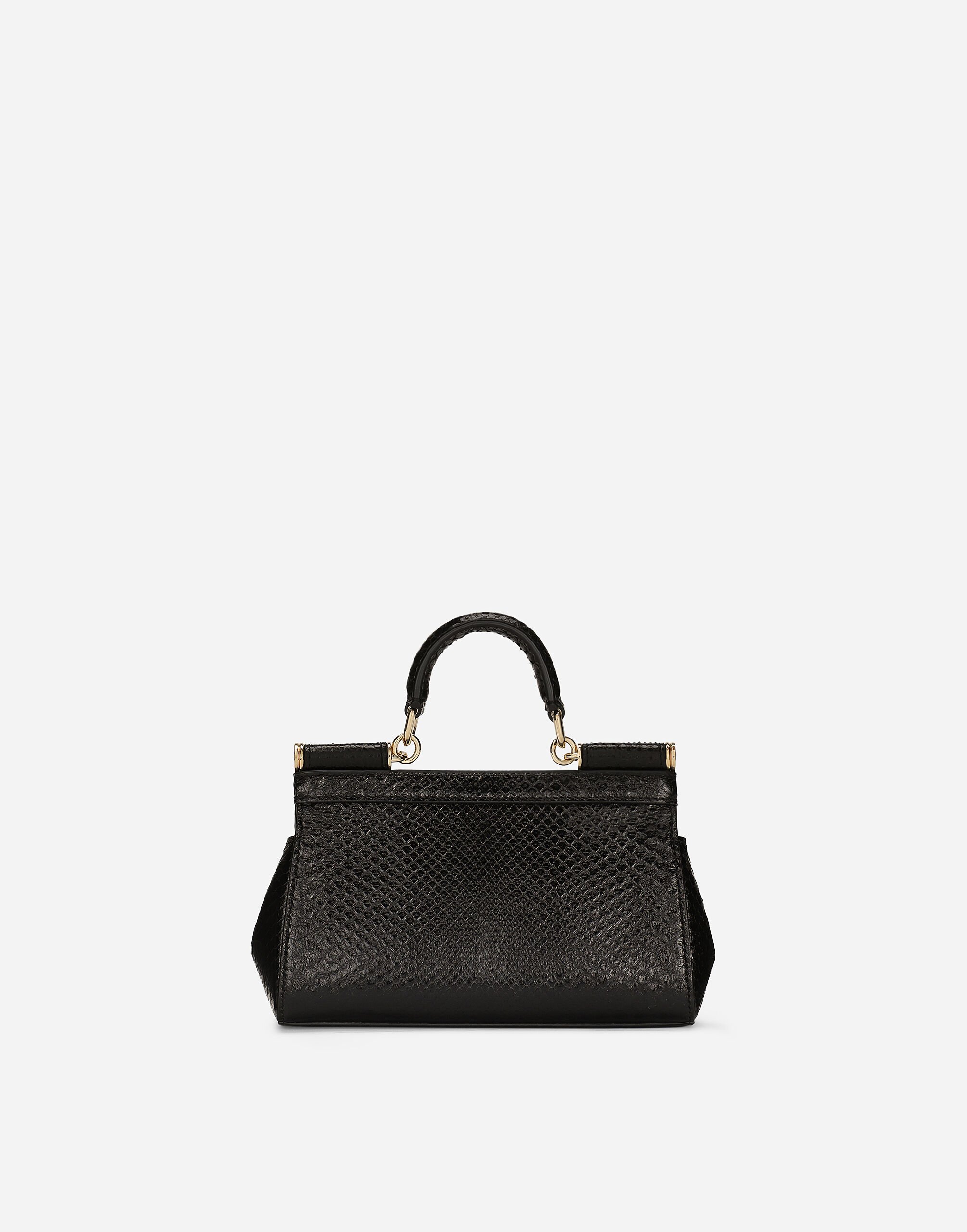 Small Sicily handbag in Black for Women Dolce Gabbana US