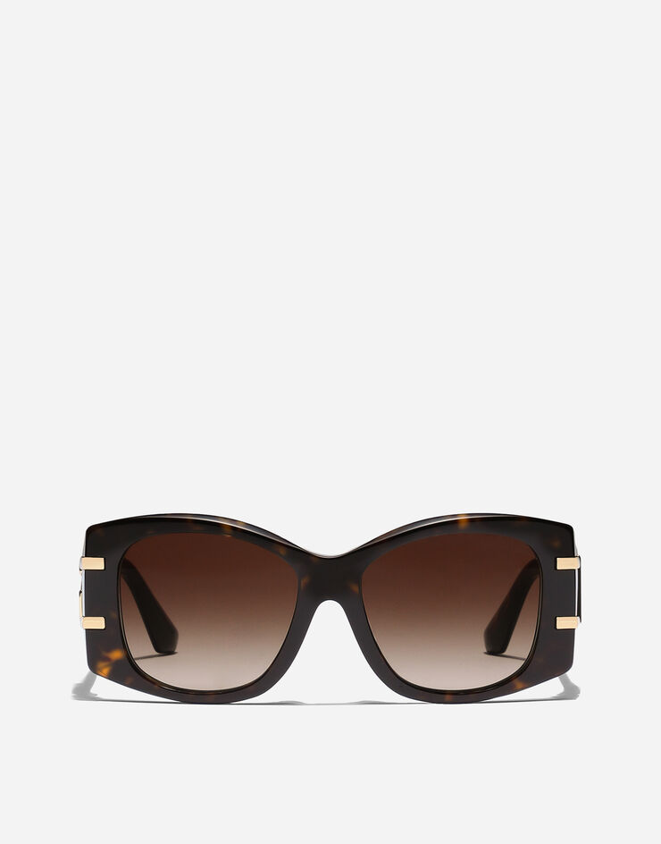Dolce & Gabbana نظارة شمسية DG Griffe بني VG4501VP213
