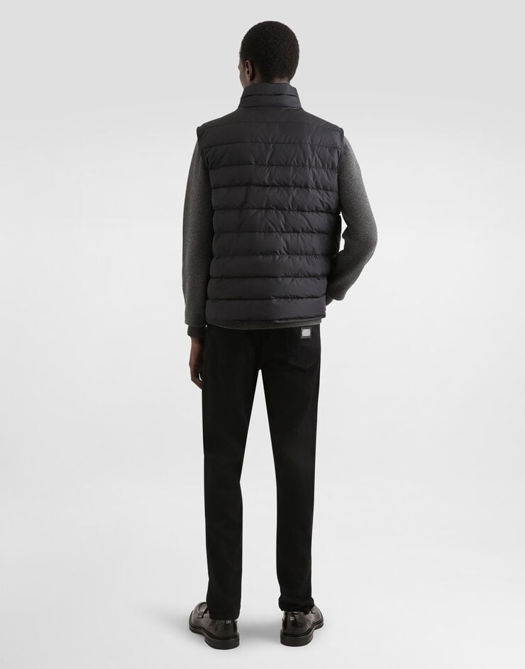 Dolce&Gabbana 标牌尼龙马甲 黑 G9AOJTGG781