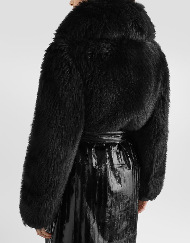 Dolce & Gabbana Eel coat Dolce & Gabbana Eel coat Black F0G1XFGDD3N