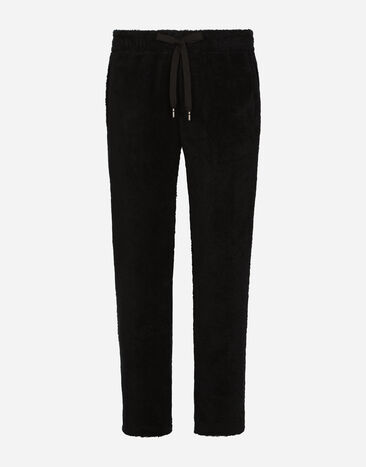 Dolce & Gabbana Terrycloth jogging pants with tag Black G9AHFTGG065