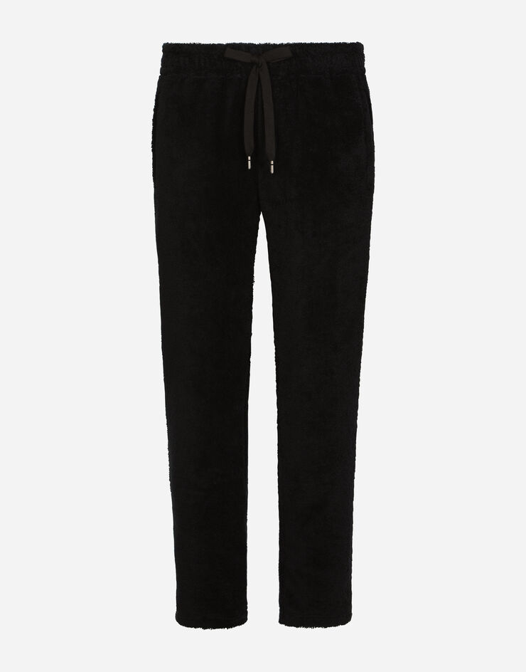 Dolce & Gabbana Terrycloth jogging pants with tag Black GV1IATHU7OC