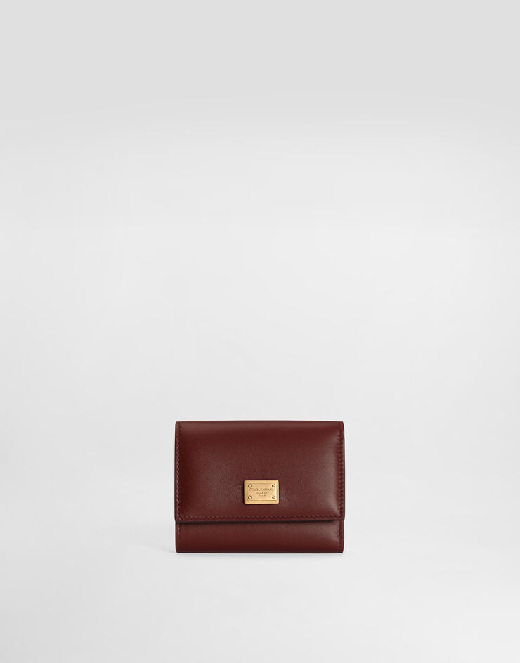 Dolce & Gabbana Plongé calfskin wallet Dolce & Gabbana Plongé calfskin wallet Bordeaux BI0770A9S25