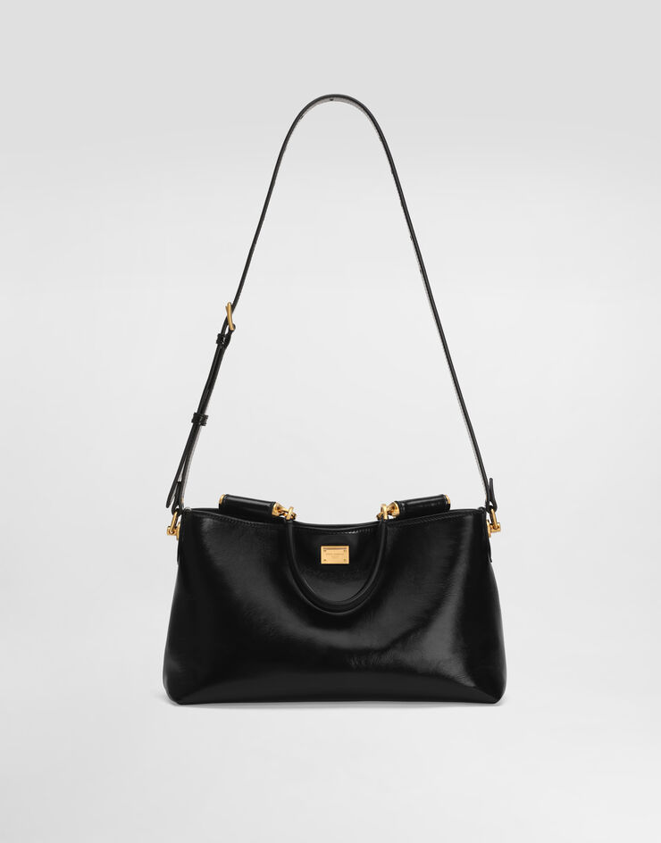 Dolce & Gabbana Vittoria calfskin handbag Dolce & Gabbana Vittoria calfskin handbag Black BB7896AZ000