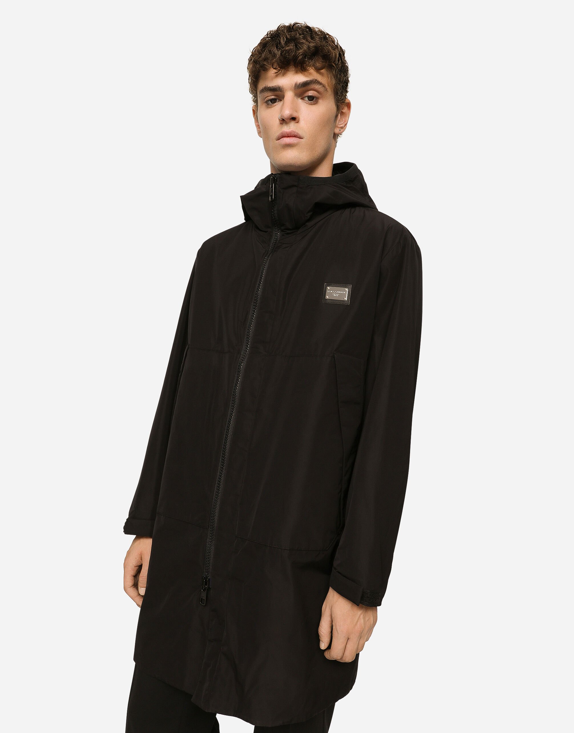 Parkas noir hotsell