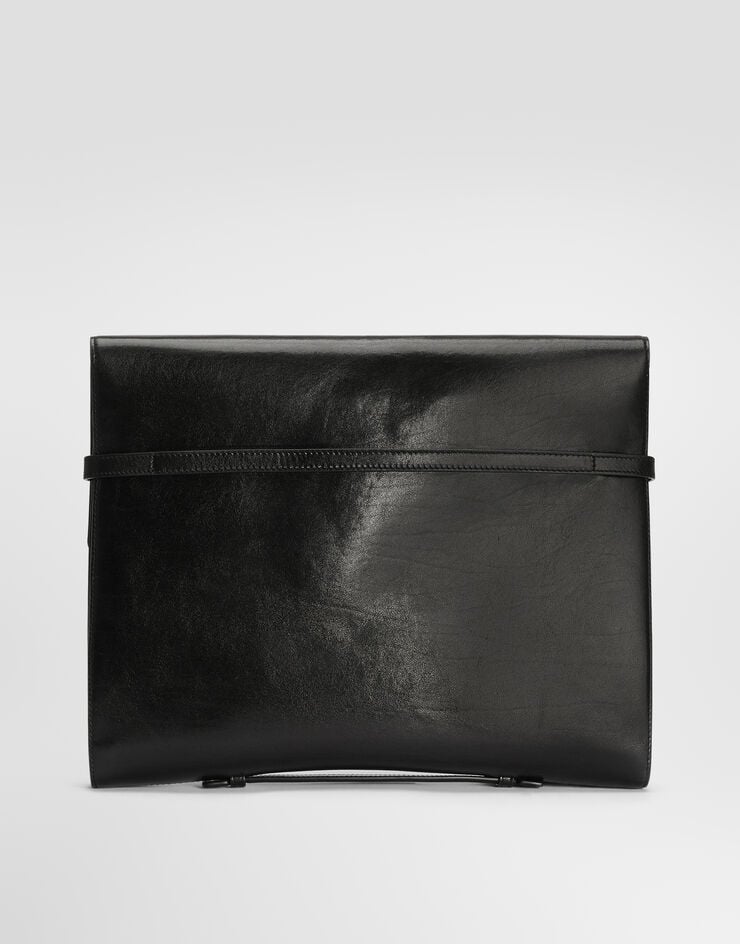 Dolce & Gabbana Lock calfskin clutch bag Dolce & Gabbana Lock calfskin clutch bag Black BM2771A3T05