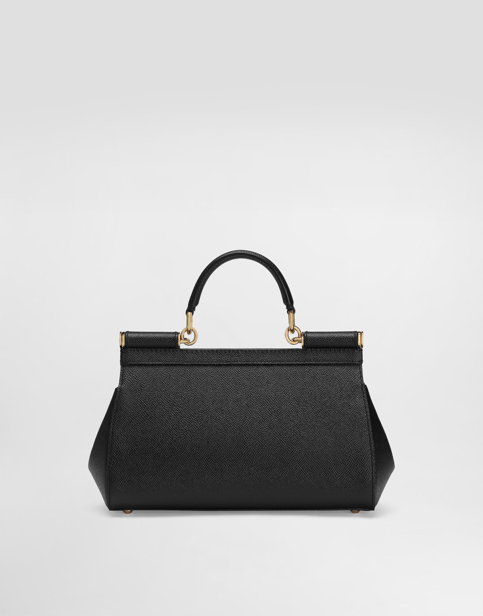 トートバッグ Dolce & Gabbana 'Sicily' medium handbag (BB7652B1001 80999) Medium Sicily handbag in Black for Women | Dolce&Gabbana® US