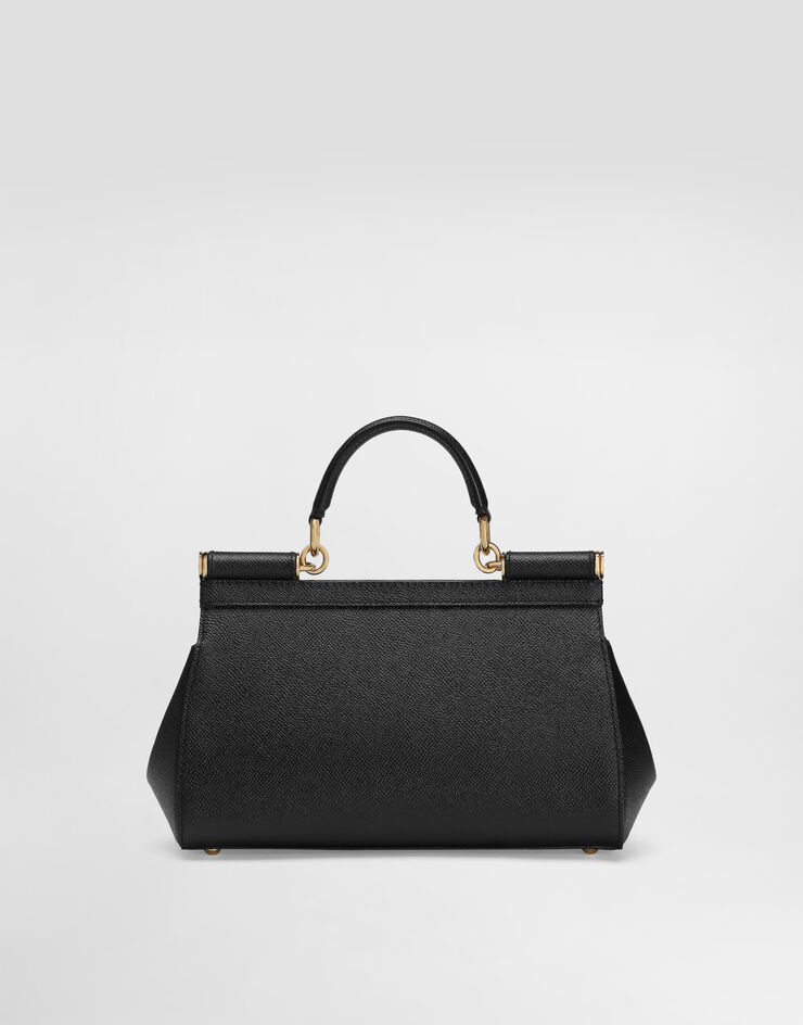 Dolce & Gabbana Sac à main Sicily moyen format Noir BB7652B1001