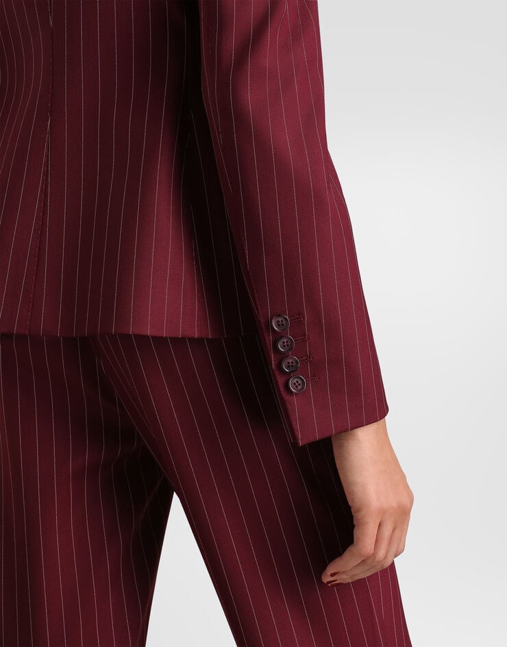 Dolce & Gabbana Turlington single-breasted pinstripe wool jacket Dolce & Gabbana Turlington single-breasted pinstripe wool jacket Multicolor F2JBFTFRBC0