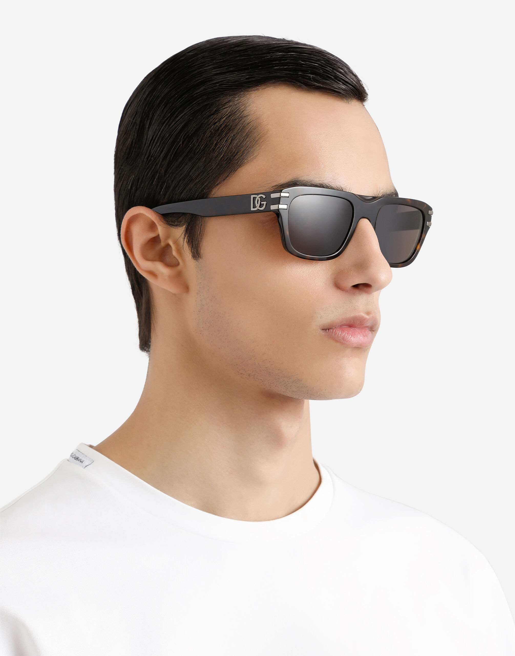 DG Griffe Sunglasses in Havana for Men | Dolce&Gabbana® US