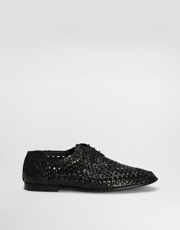 Dolce & Gabbana Polished goatskin Derby shoes Multicolor A10872A9M51