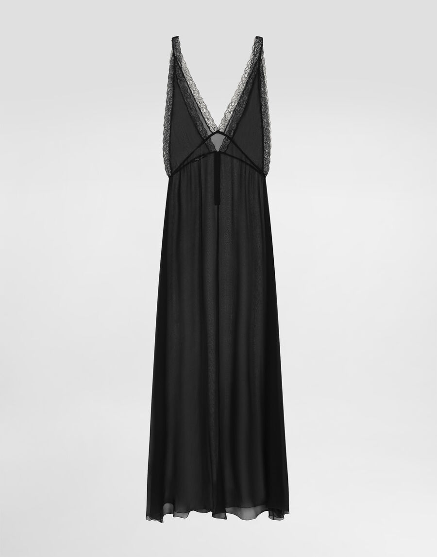 Long chiffon dress