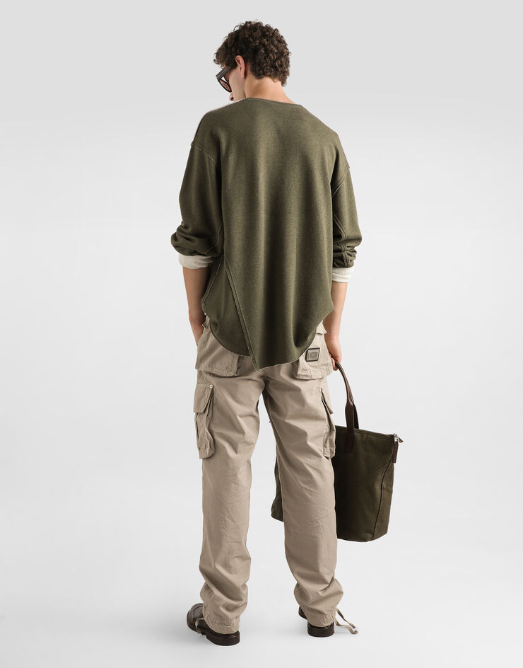 Dolce & Gabbana Cotton trousers Dolce & Gabbana Cotton trousers Beige GP04DTGH255