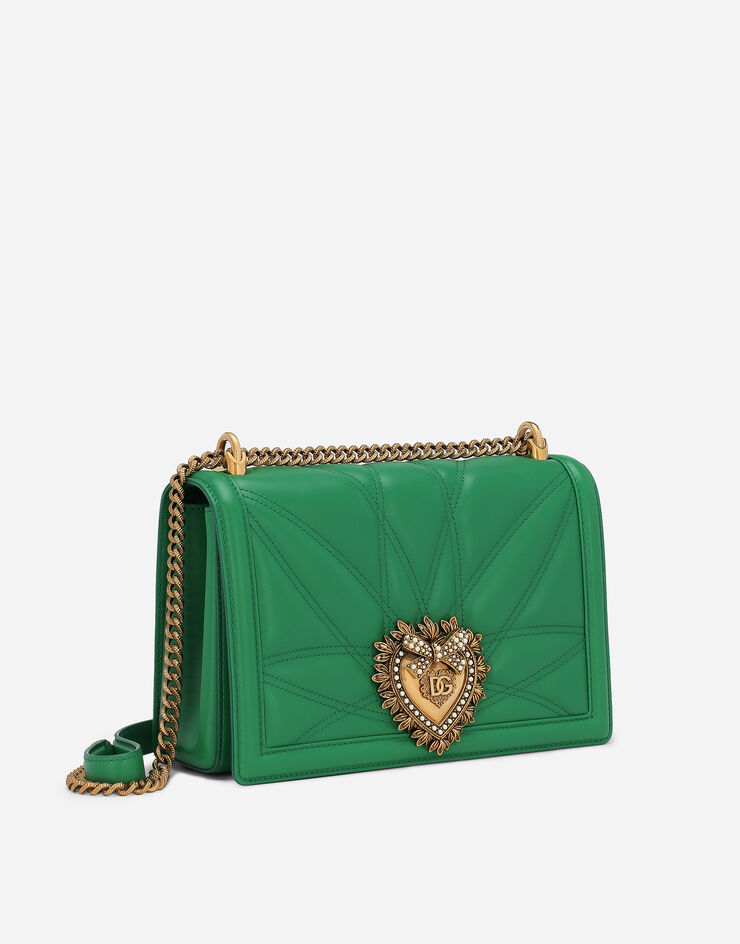 Dolce & Gabbana Bolso de hombro Devotion grande Verde BB7100AW437