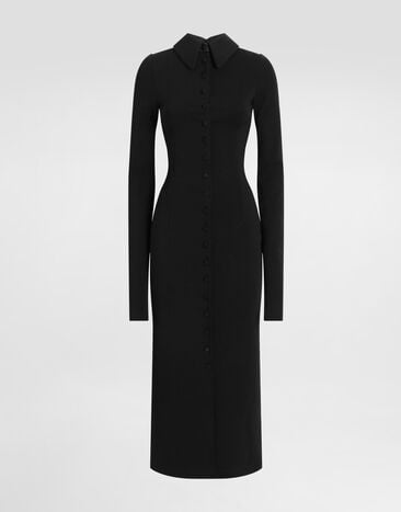 Dolce & Gabbana Wool jersey dress Dolce & Gabbana Wool jersey dress Black F632PTFUGVS