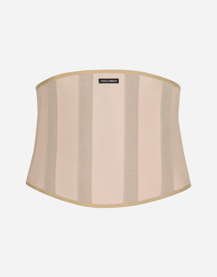 Dolce&Gabbana Boned marquisette corset Beige G709ETGG702