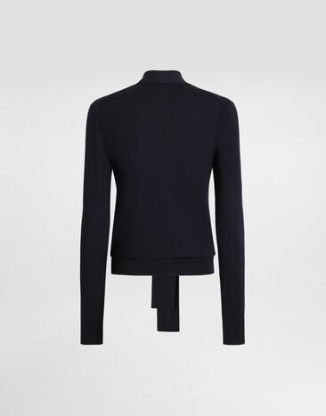 Dolce & Gabbana Virgin wool pullover Blue FXY40TJDVM3