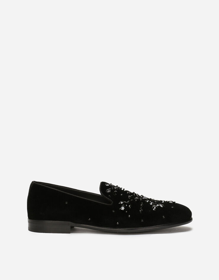 Dolce & Gabbana Slippers en velours  A50573AN890