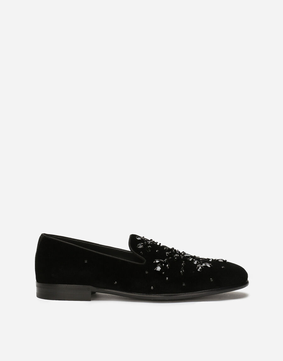 Velvet slippers