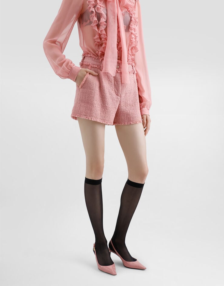 Dolce & Gabbana شورت من تويد راشيل وردي FTC2PTGDCYK