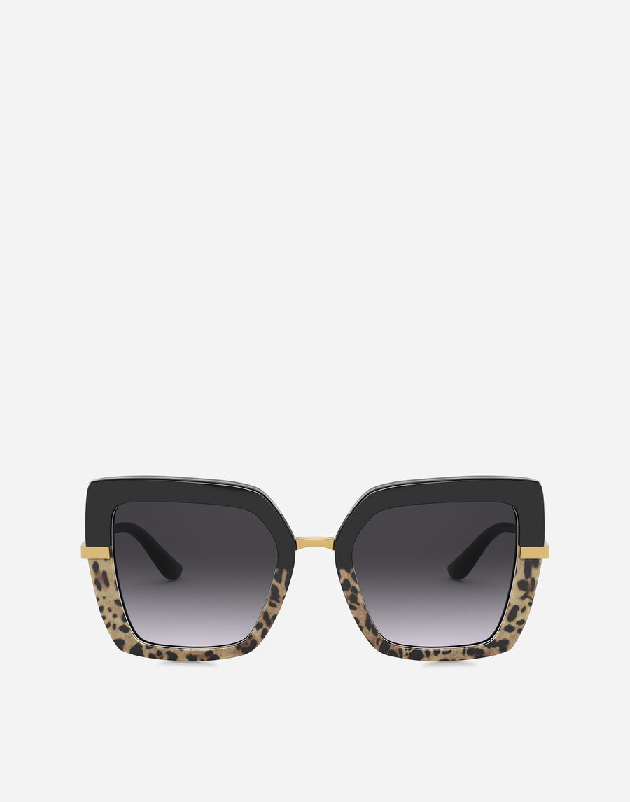 Half print sunglasses