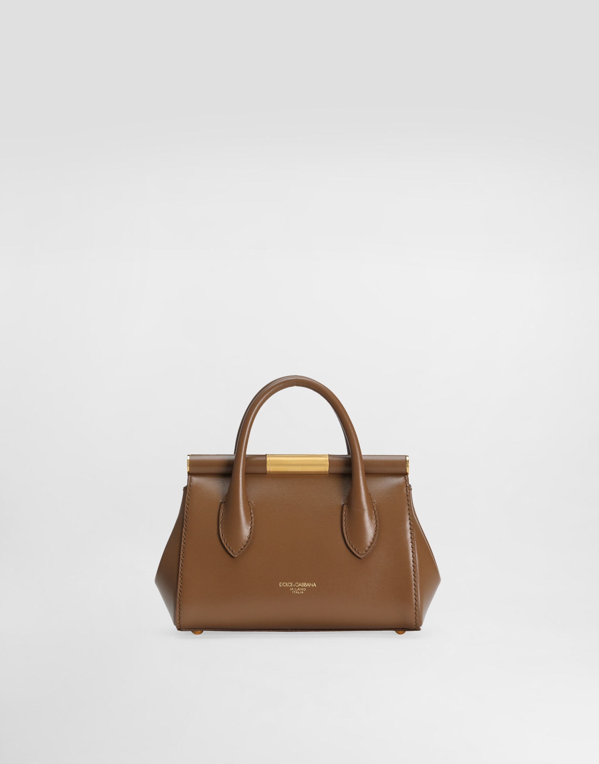 Mini Marlene Day bag in palmellato calfskin in Brown for Women