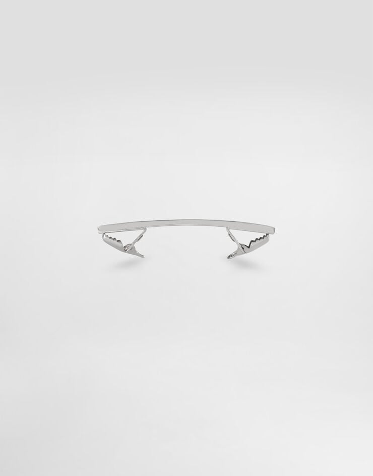 Dolce & Gabbana Collar pin with logo Silver WJR5S1W1111