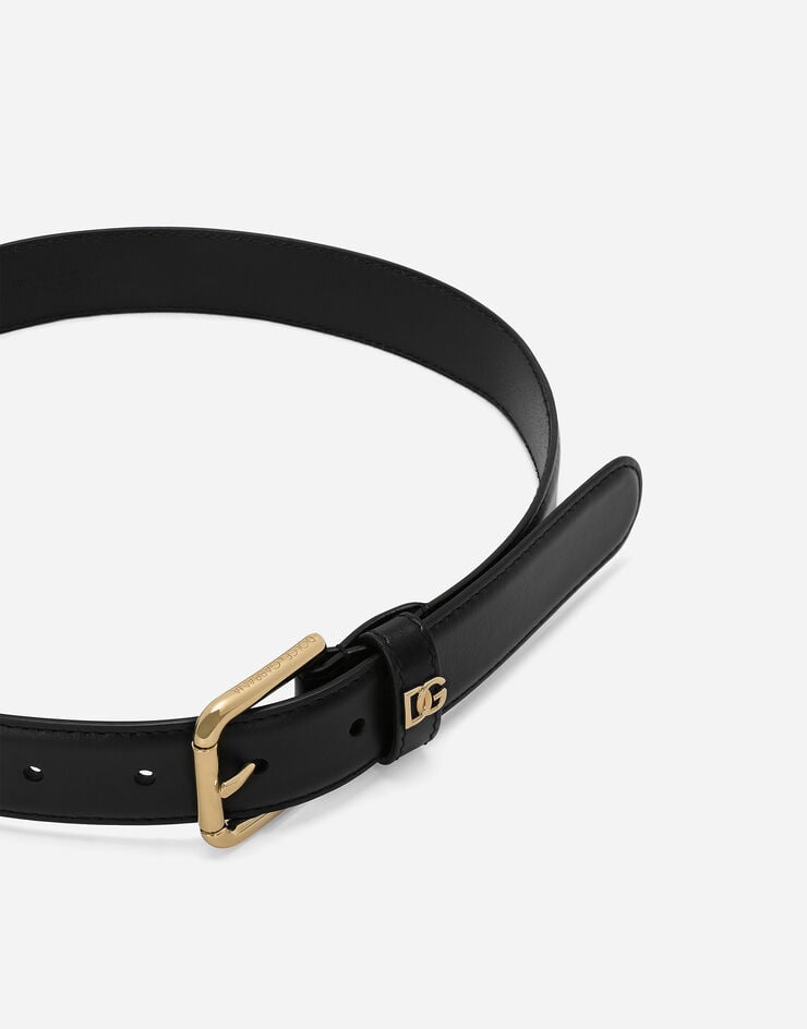 Dolce & Gabbana DG logo belt Schwarz BE1636AW576