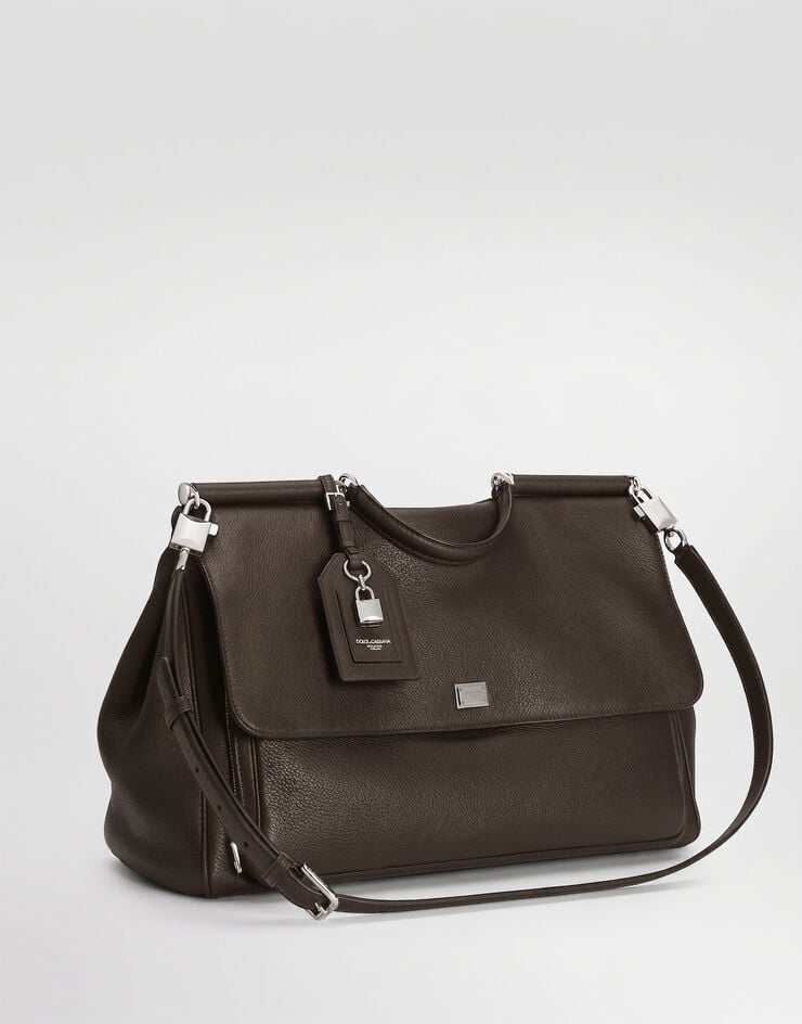 Dolce & Gabbana حقيبة يد My Sicily من جلد عجل Dolce & Gabbana حقيبة يد My Sicily من جلد عجل بني BM2757B0370