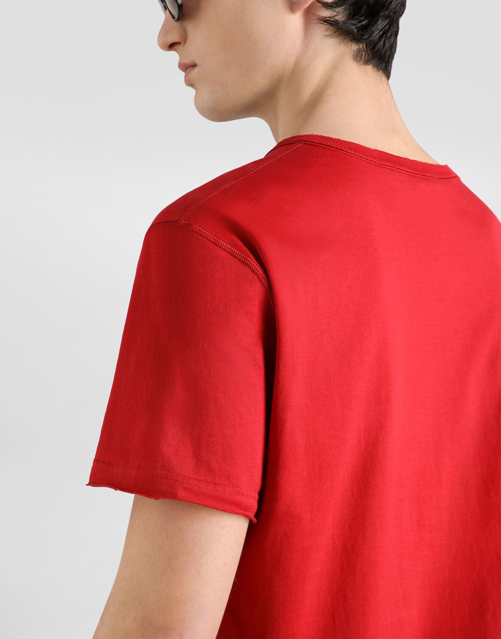 Cotton t-shirt with patch - thumbnail 5