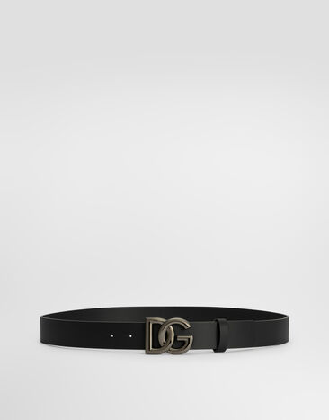 Dolce & Gabbana Leather belt with DG logo Multicolor BC4644AX622