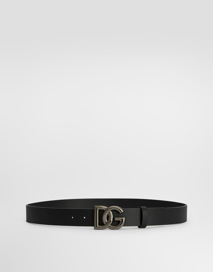 Dolce & Gabbana Leather belt with DG logo Dolce & Gabbana Leather belt with DG logo Multicolor BC4644AX622