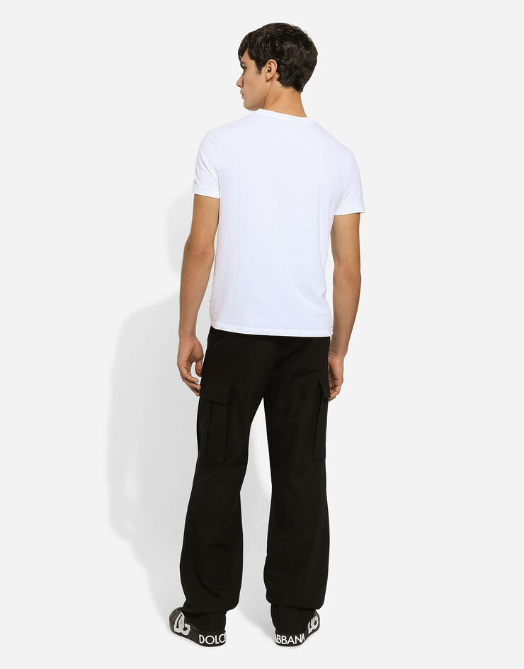 Dolce & Gabbana Pantalón cargo de algodón Negro GP03LTFU6V0