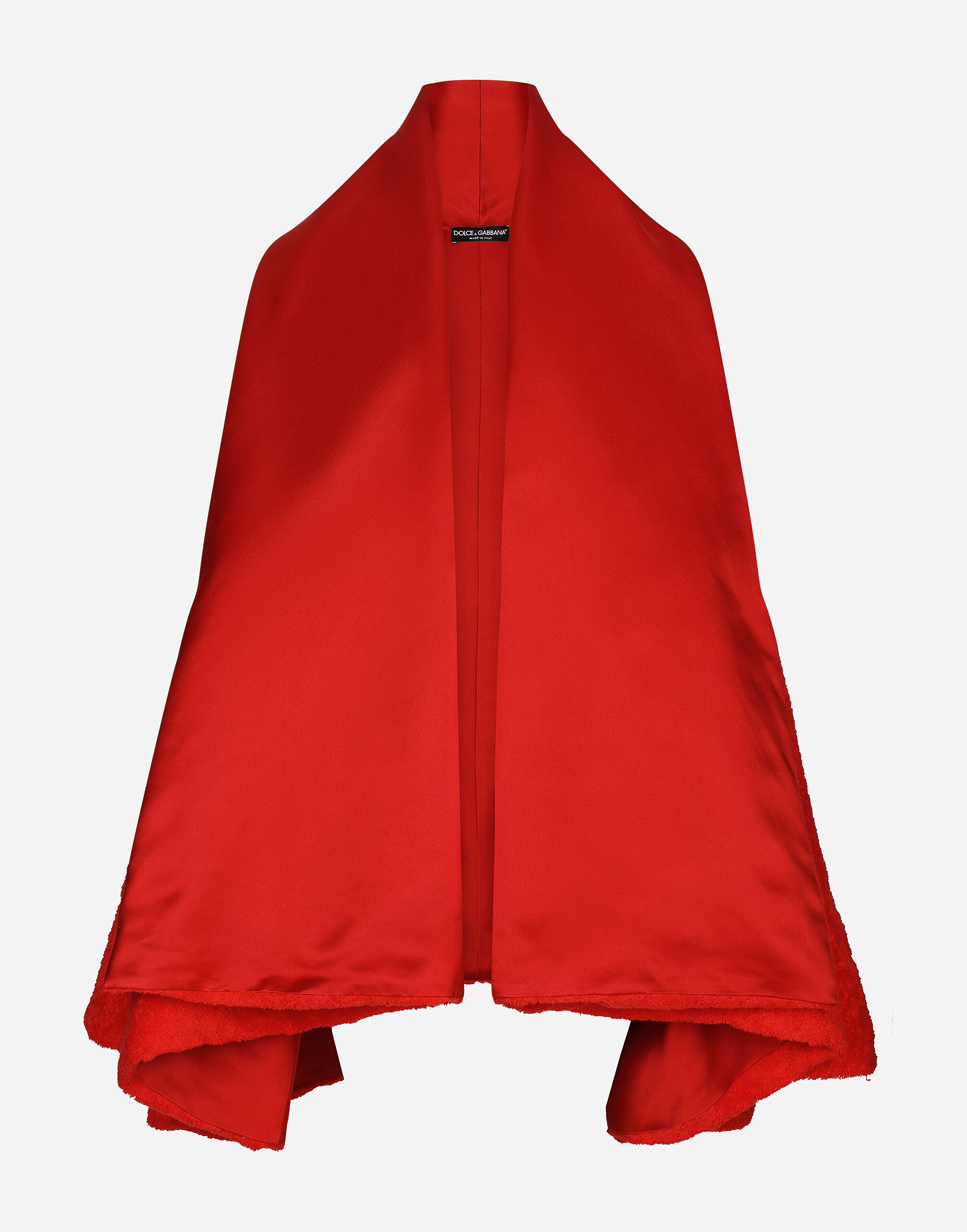 Dolce & Gabbana KIM DOLCE&GABBANA Terrycloth coat Red F0Z66TFUSGD