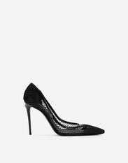 Dolce & Gabbana Mesh and patent leather pumps Black CG0680A1037