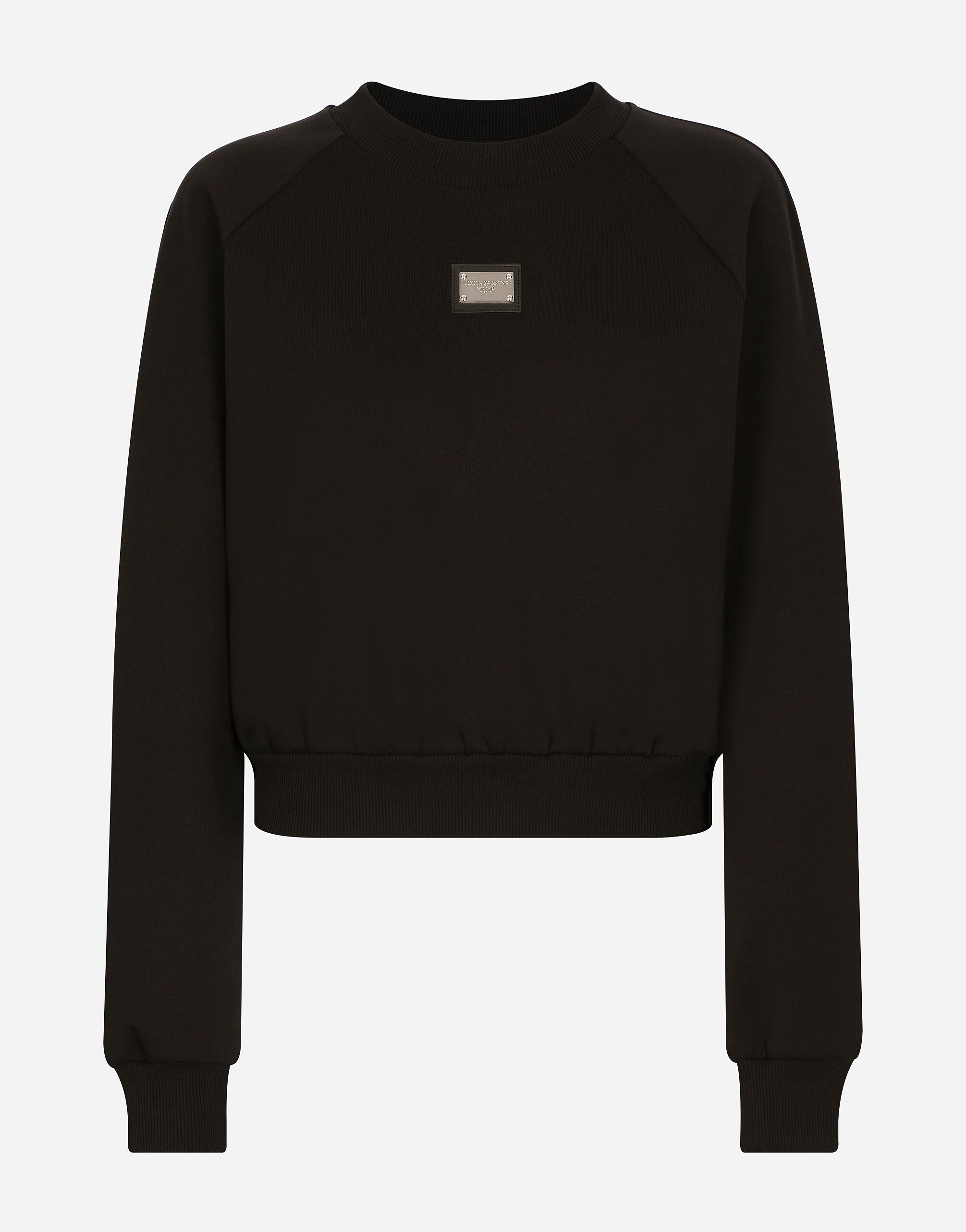 Dolce&Gabbana Technical jersey sweatshirt with Dolce&Gabbana tag Black F79BRTHLM9K