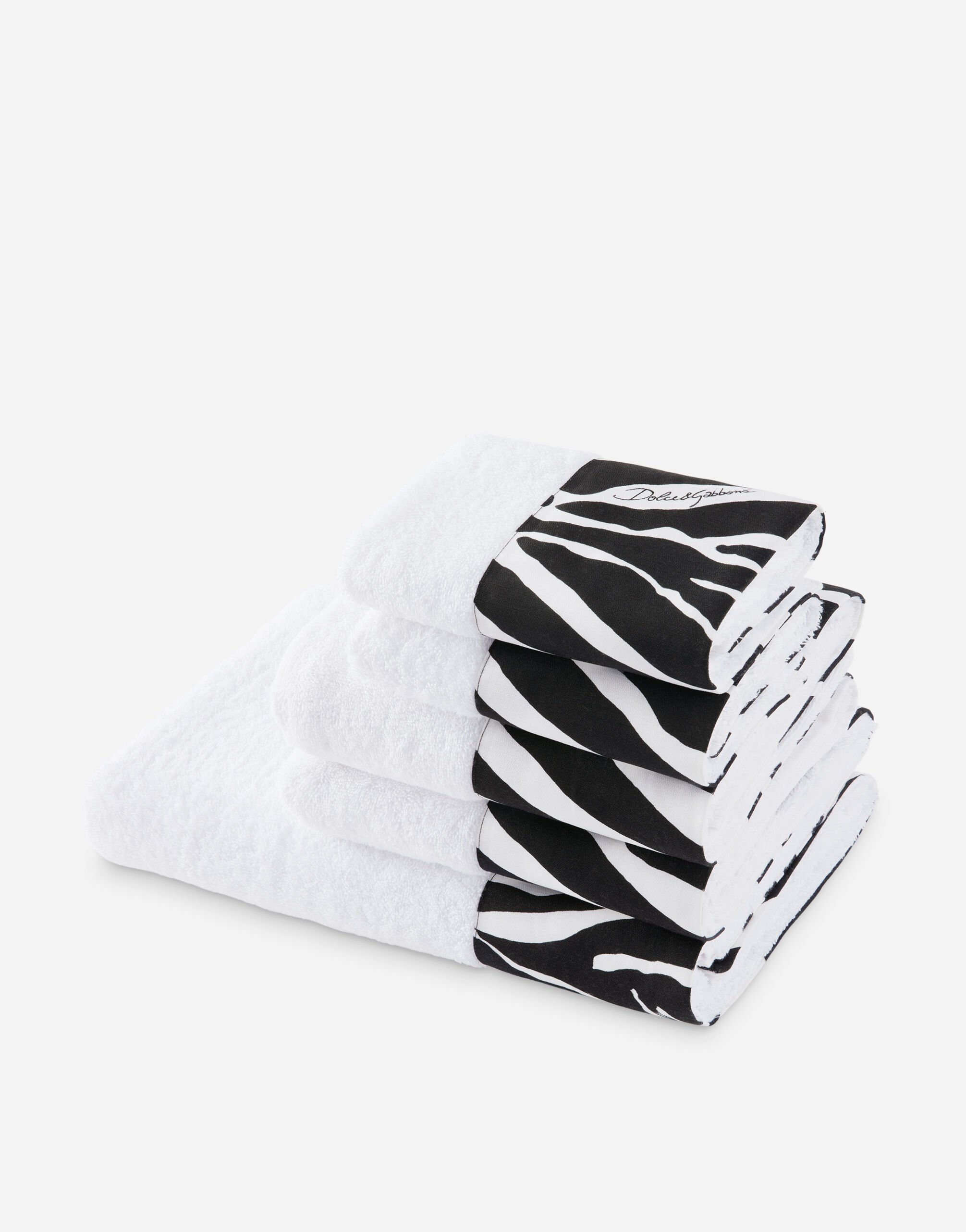 Dolce & Gabbana Set of 5 Terry Cotton  Towels Multicolor TCFS01TCAGB