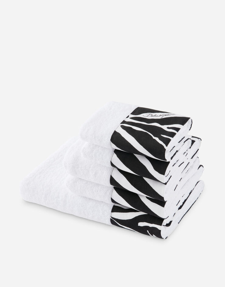 Dolce & Gabbana Juego de 5 toallas de rizo de algodón Multicolor TCFS01TCAAU