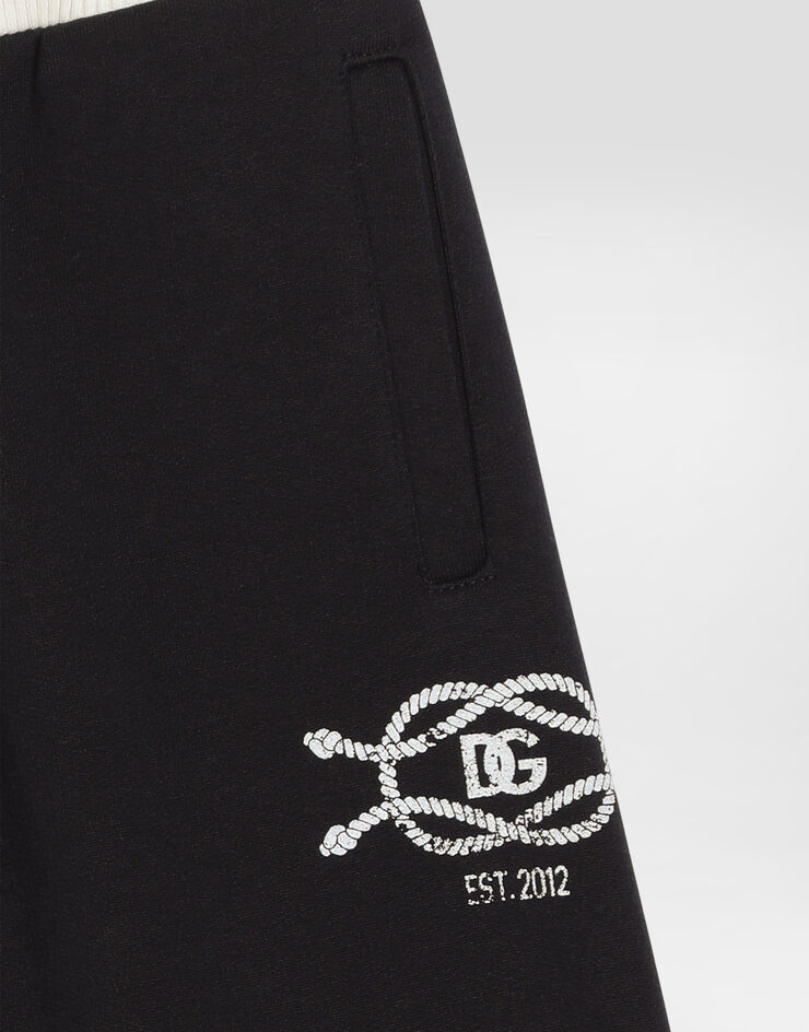 Dolce & Gabbana Fleece trousers Blue L4JPLWG7QMX
