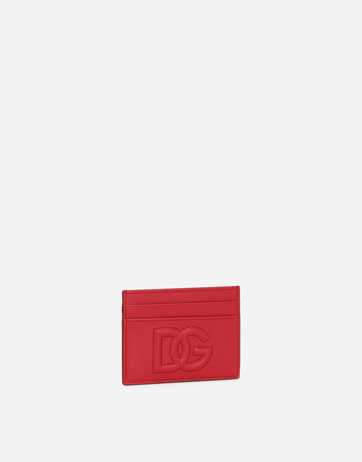 Dolce & Gabbana Porte-cartes DG logo Rouge BI0330AG081