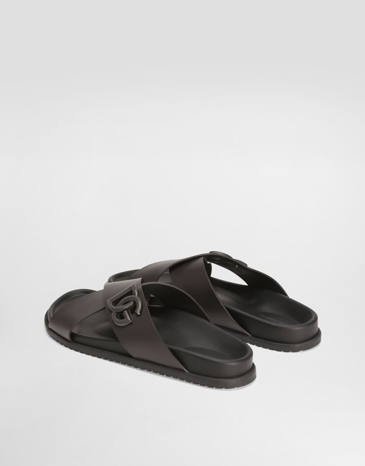 Dolce & Gabbana Calfskin sandal Brown A80525A9Q67
