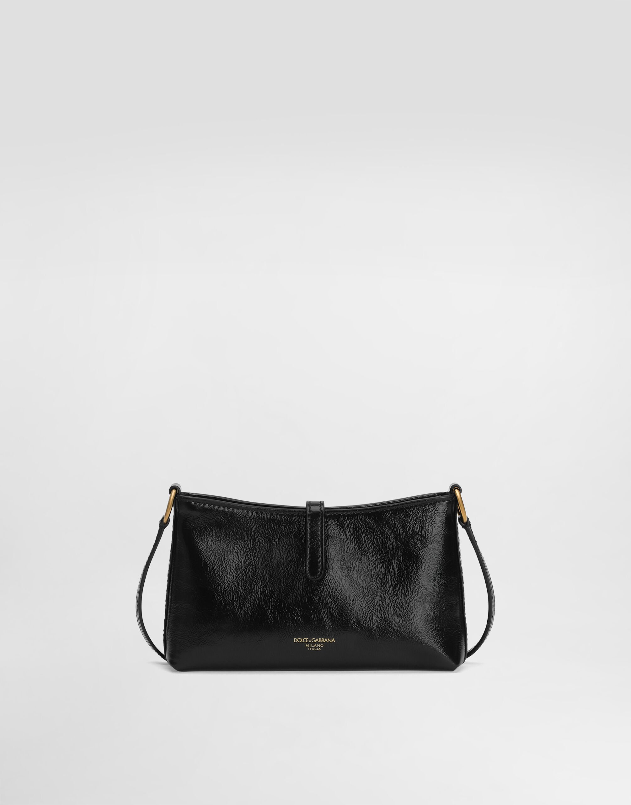 Lock shoulder bag in calfskin in Black for Women | Dolce&Gabbana® US