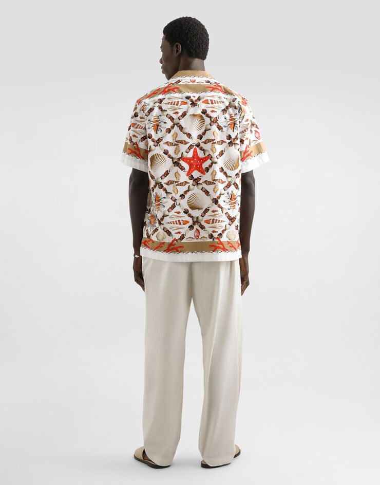 Dolce & Gabbana Poplin trousers Beige GP153ZFUEFJ