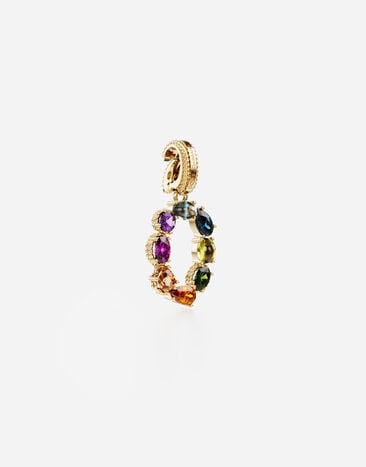 Dolce & Gabbana Charm 0 Rainbow in 18-karat yellow gold with multicolored gemstones Yellow gold WAPR1GWMIX0