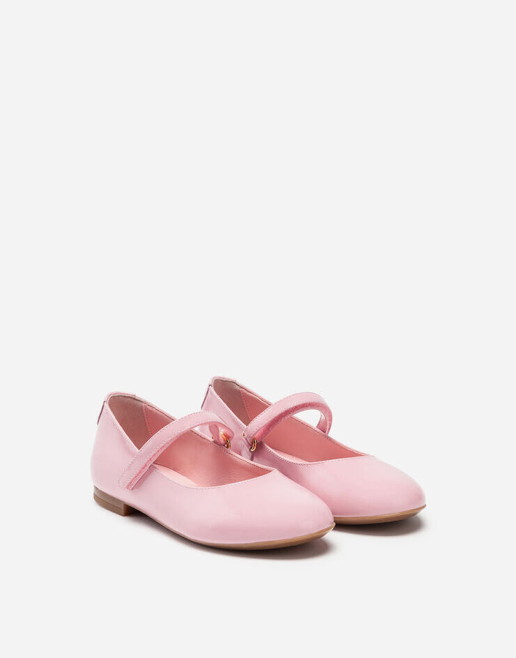 Dolce & Gabbana 漆皮玛丽珍芭蕾平底鞋 粉红色 D10699A1328