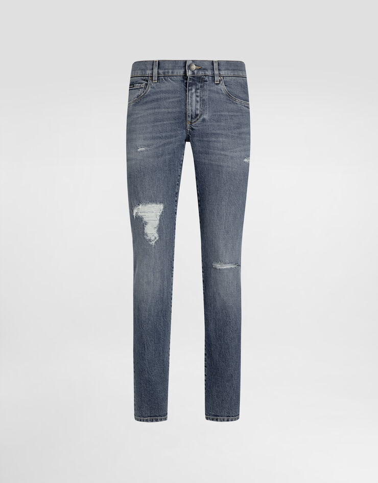 Dolce & Gabbana Vaqueros skinny de algodón elástico Multicolor GY07LDG8NI4